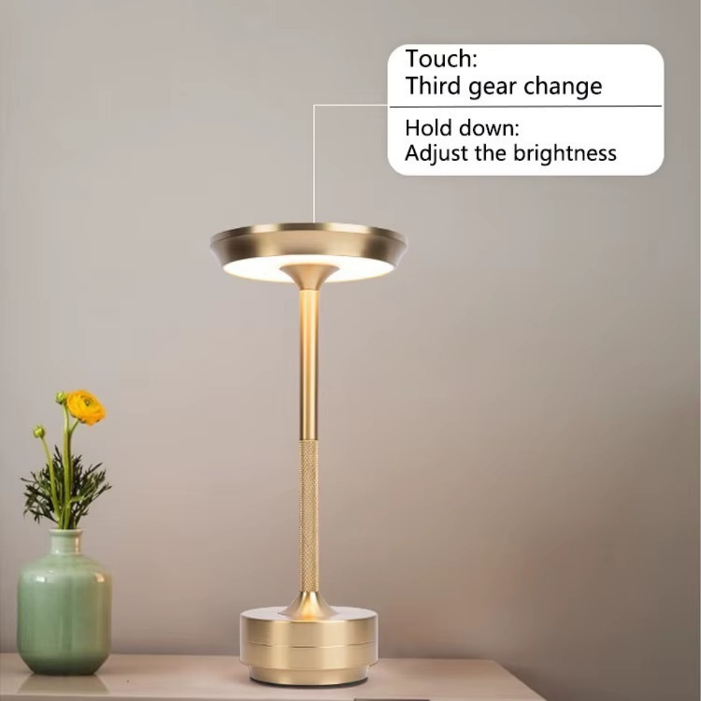 The Lumelle Rechargeable LED Bedside Table Lamp