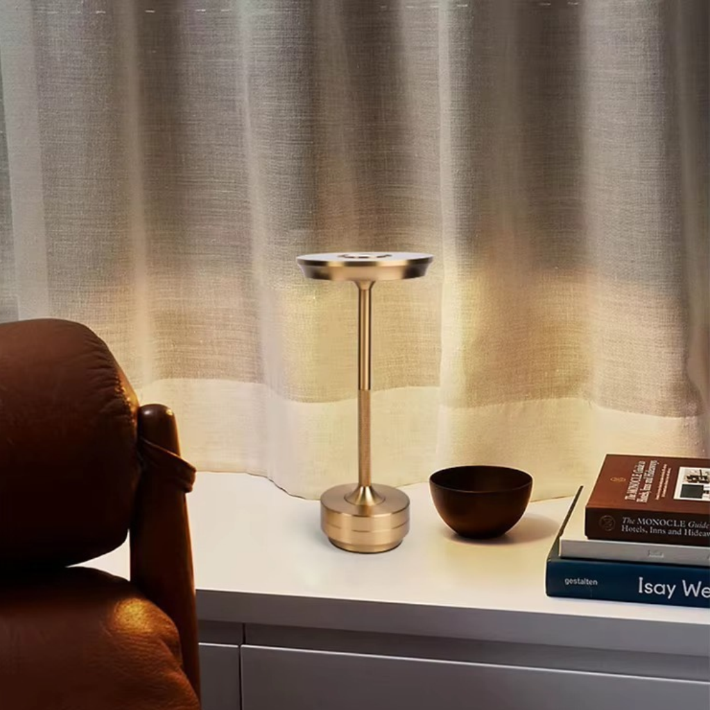 The Lumelle Rechargeable LED Bedside Table Lamp
