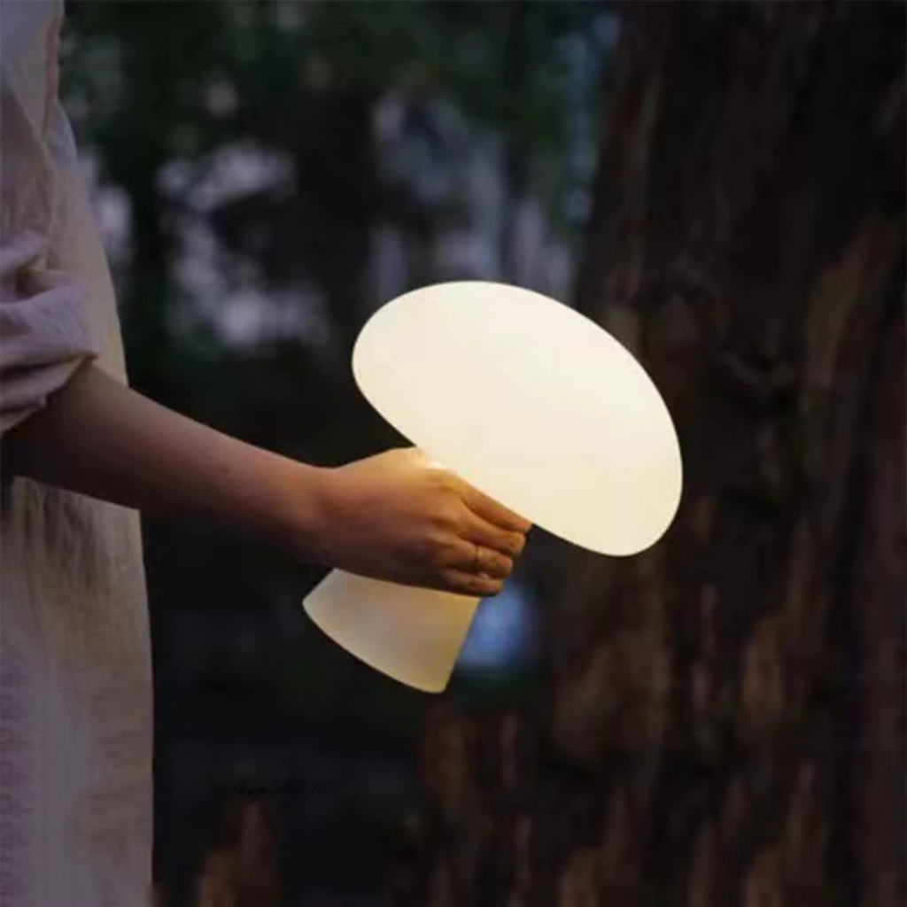The Lumimora LED Mushroom Touch Lamp