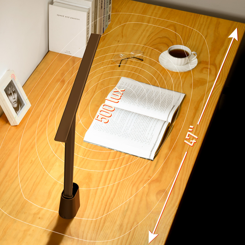 The LuminaFold Rechargeable LED Desk Lamp