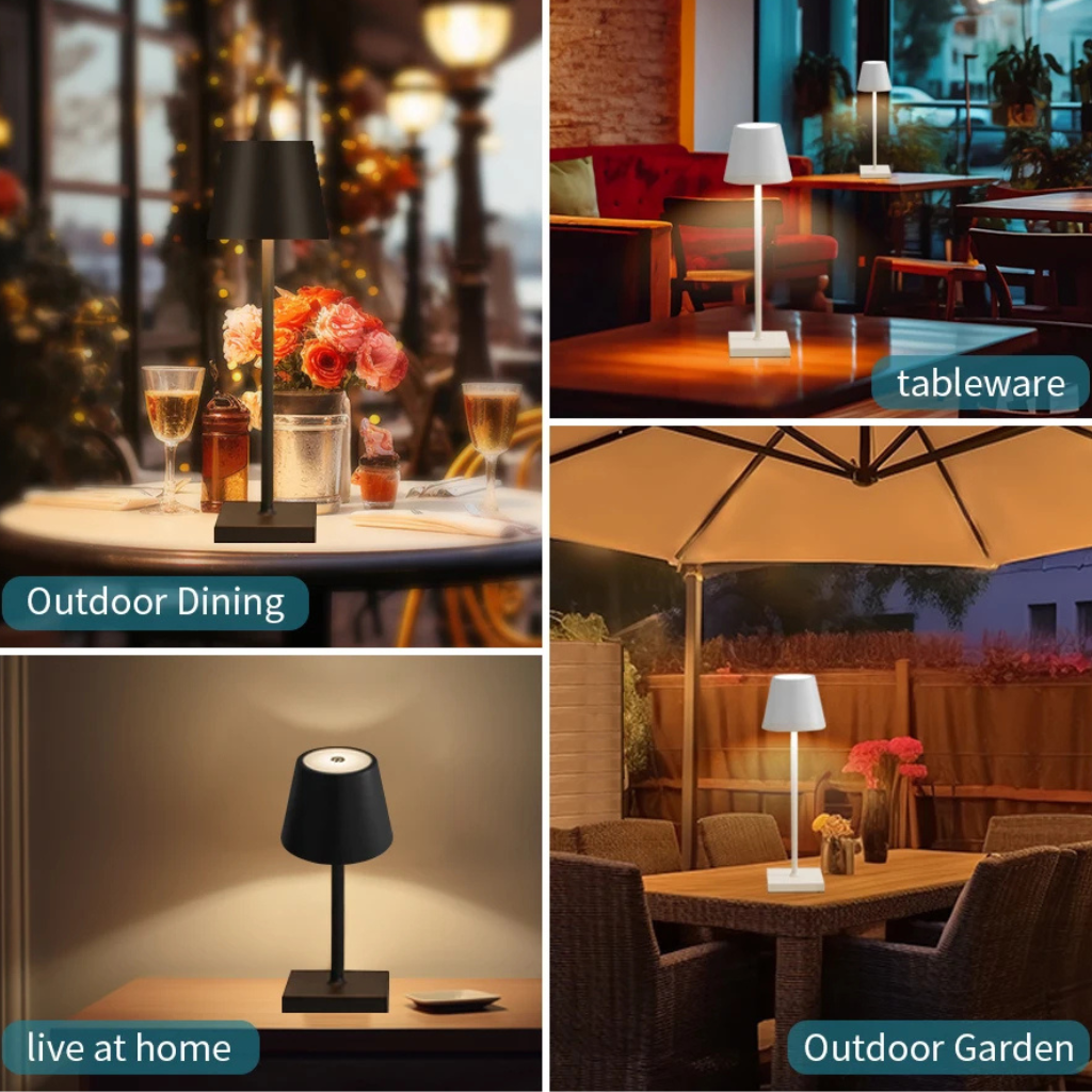 The Lumiso Nordic Rechargeable LED Table Lamp