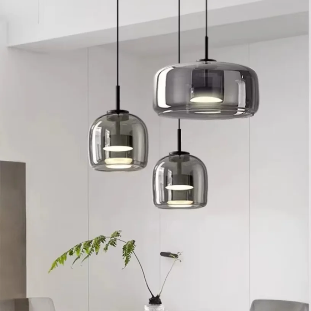 The Lumivelle Modern Glass Pendant Light