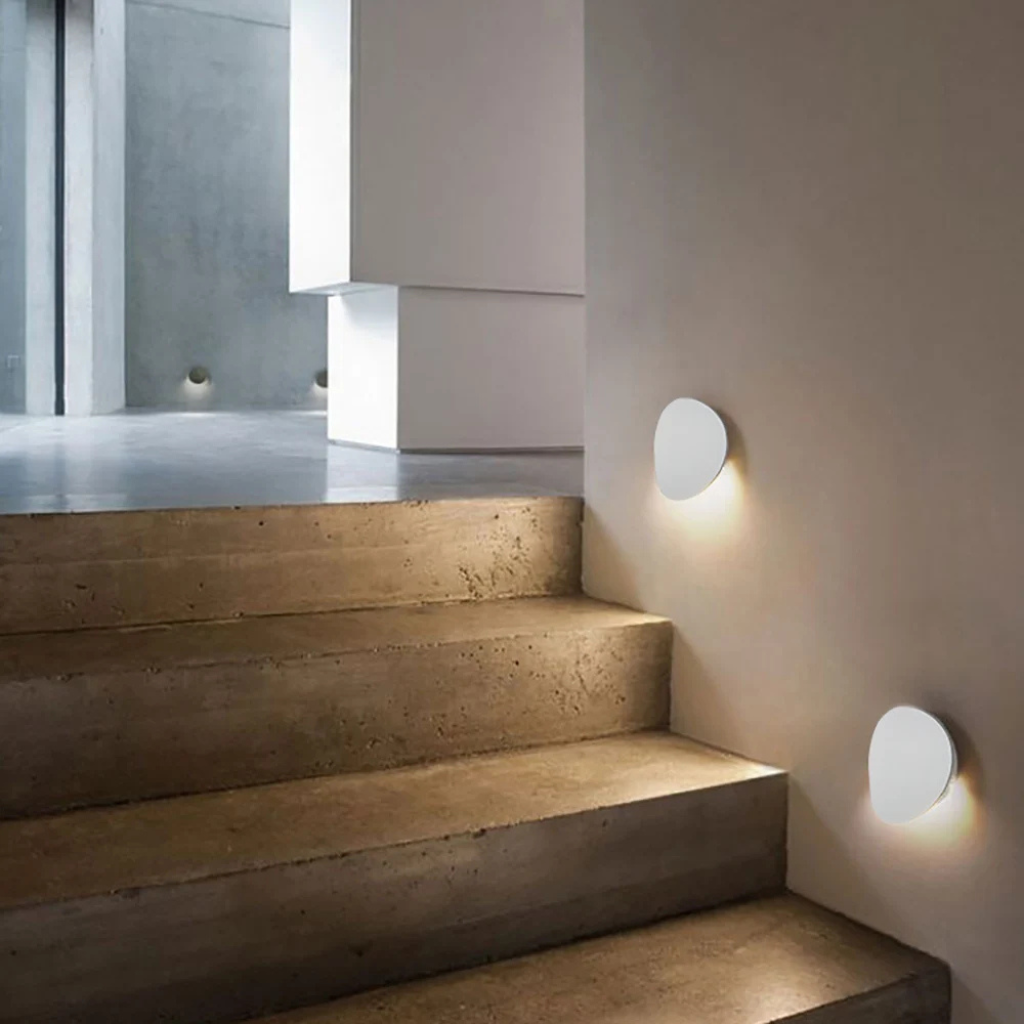 The Lumora Decorative Round LED Wall Lamp