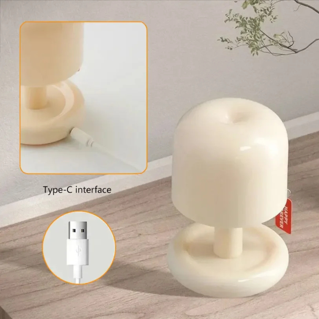 The Lumora USB Rechargeable LED Table Lamp
