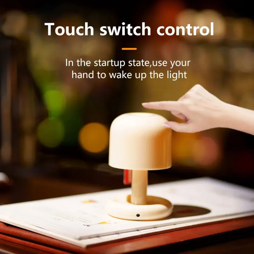 The Lumora USB Rechargeable LED Table Lamp