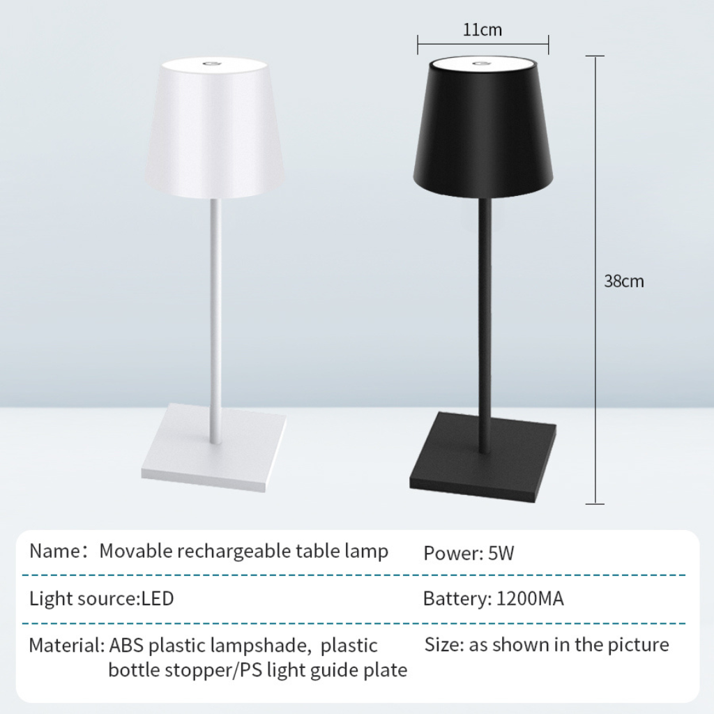 The Lumora Rechargeable LED Ambient Table Lamp