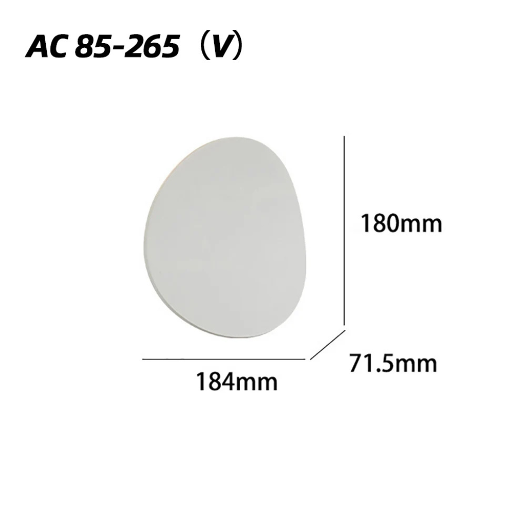 The Lumora Decorative Round LED Wall Lamp