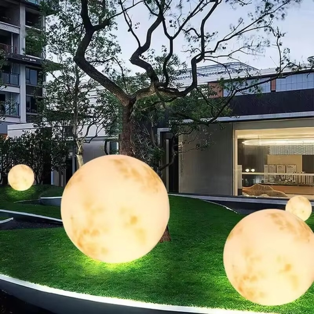 The Lunara Waterproof Solar Moon Lamp