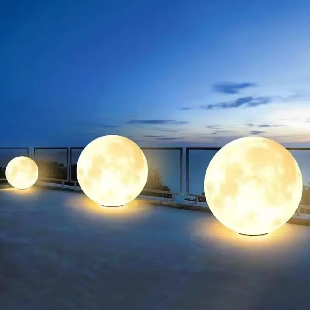 The Lunara Waterproof Solar Moon Lamp