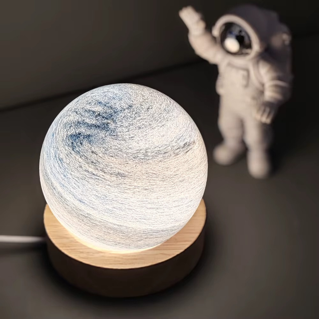 The Lunara USB 3D Moon Night Light Lamp