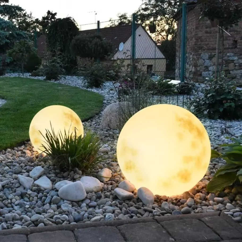 The Lunara Waterproof Solar Moon Lamp