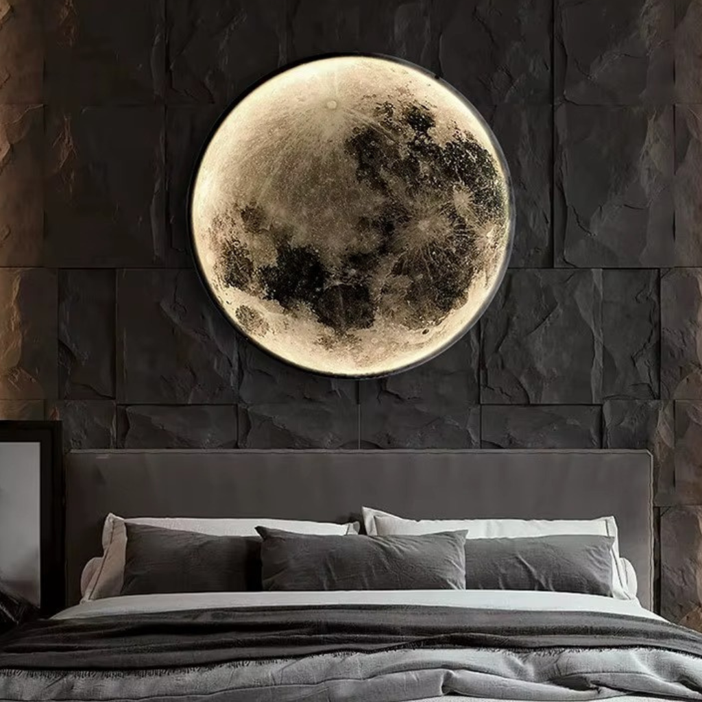 The Lunex LED Moon Wall Lamp