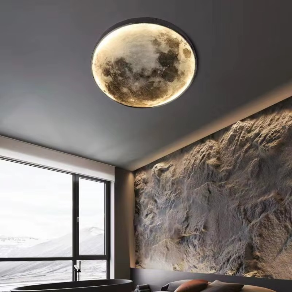 The Lunex LED Moon Wall Lamp
