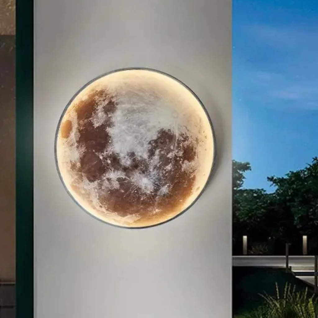 The Lunex LED Moon Wall Lamp