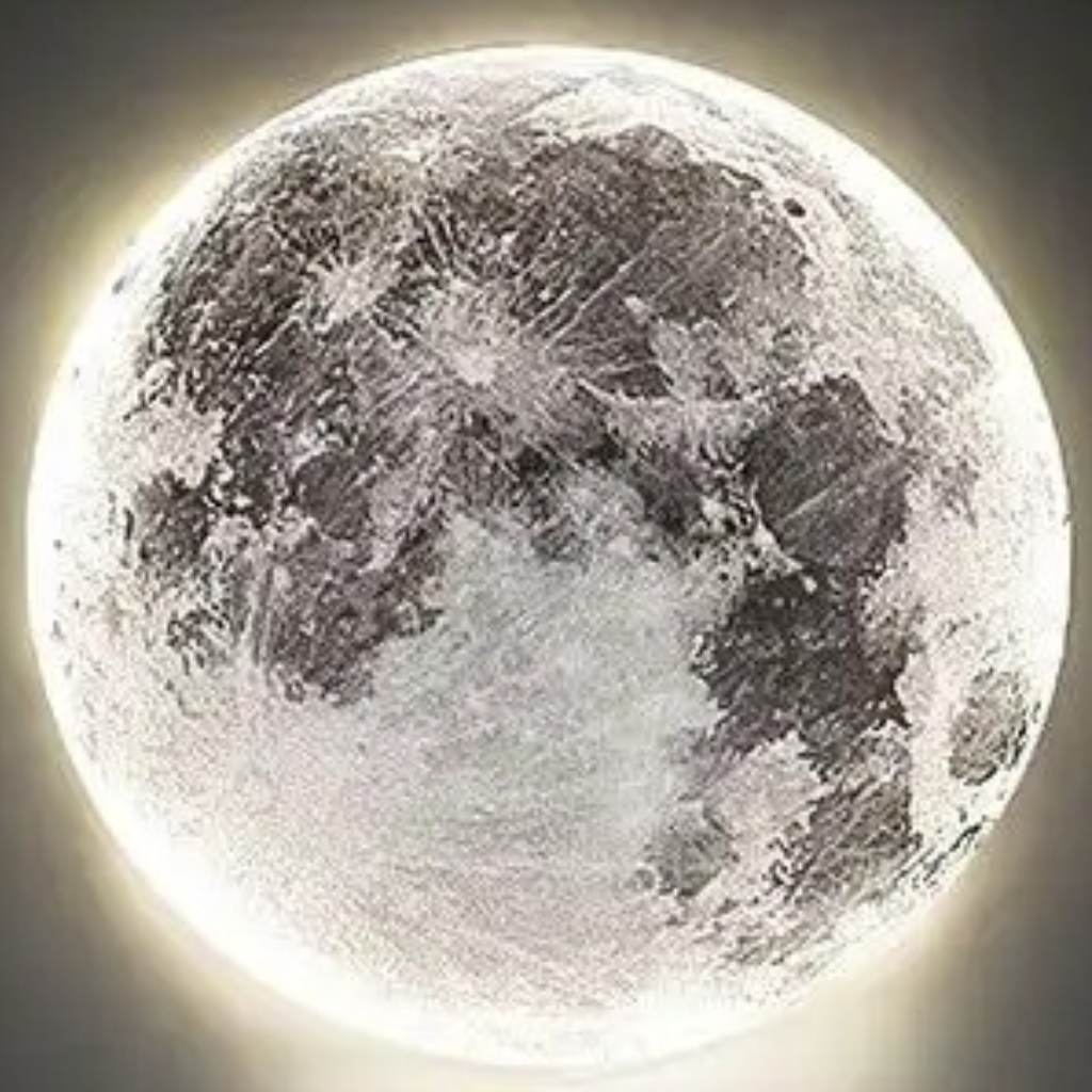 The Lunex LED Moon Wall Lamp
