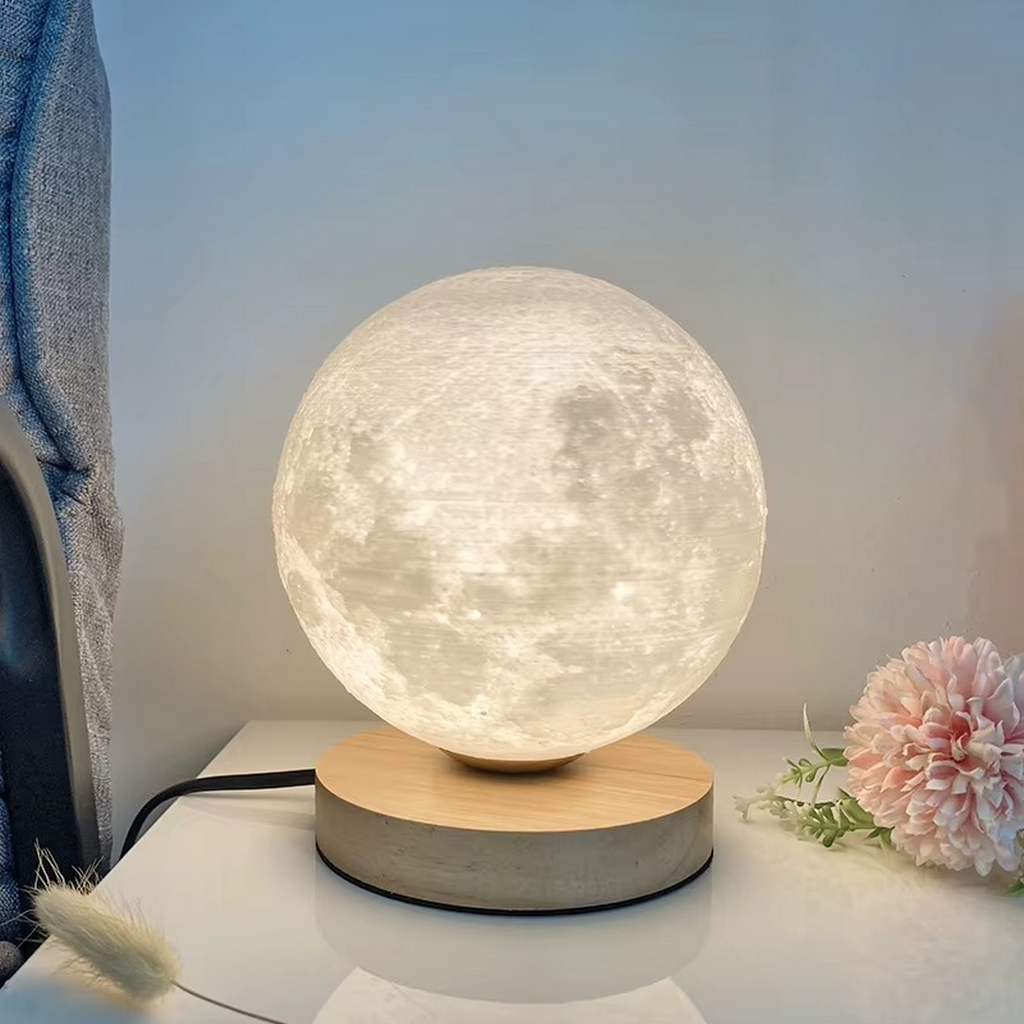 The Lunovia 3D Moon Table Lamp Decorative LED Night Light