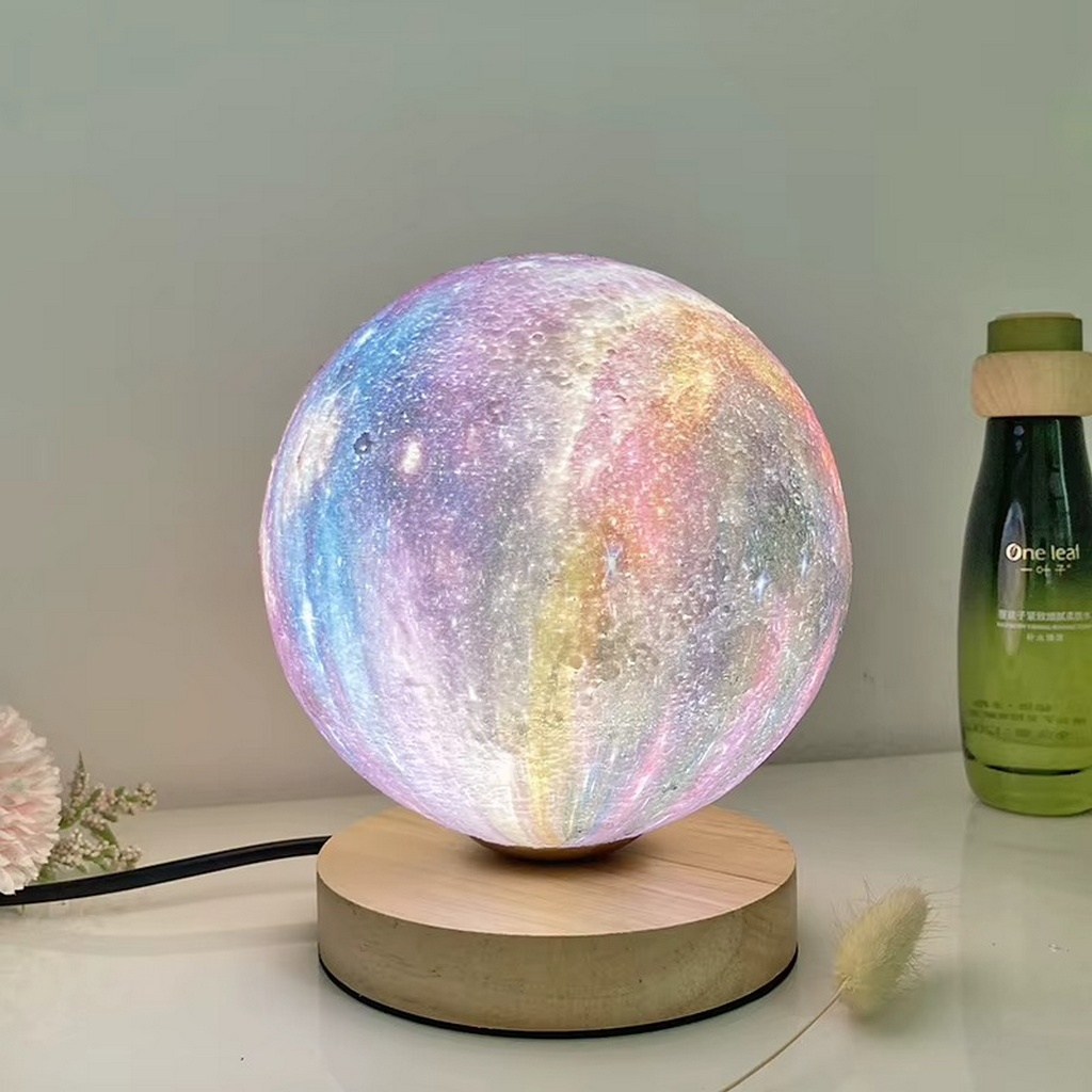 The Lunovia 3D Moon Table Lamp Decorative LED Night Light