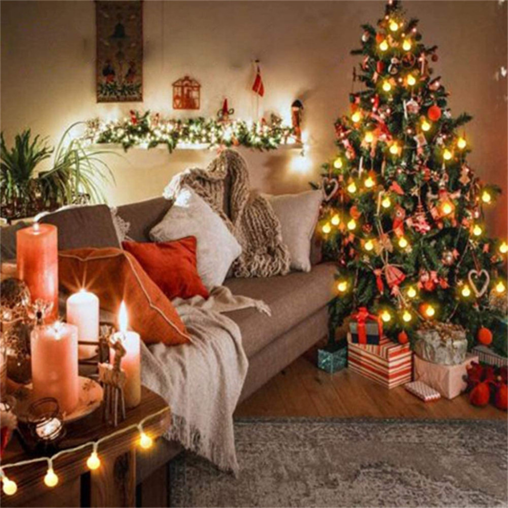 The Lustria Crystal Ball LED Fairy String Lights