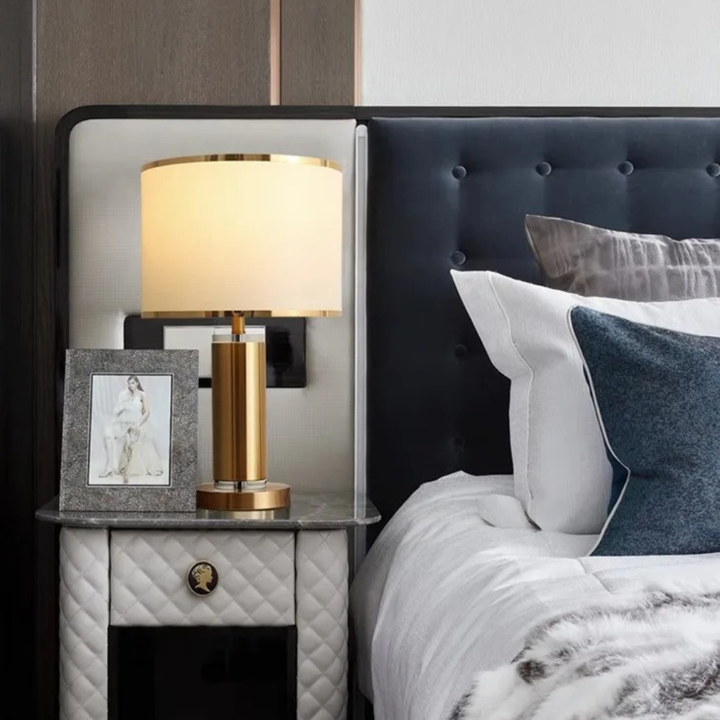The Luxora Modern Bedside Table Lamp