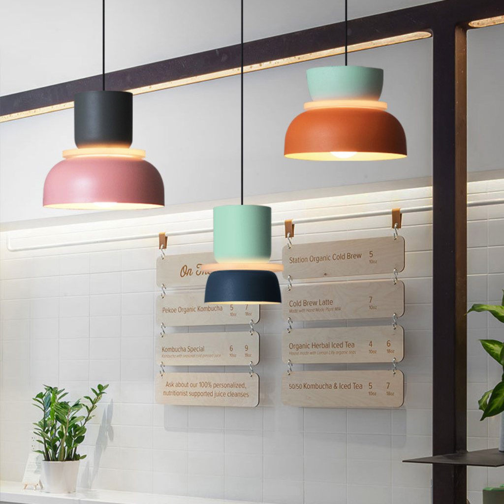 The Macara Modern Macaron LED Pendant Light