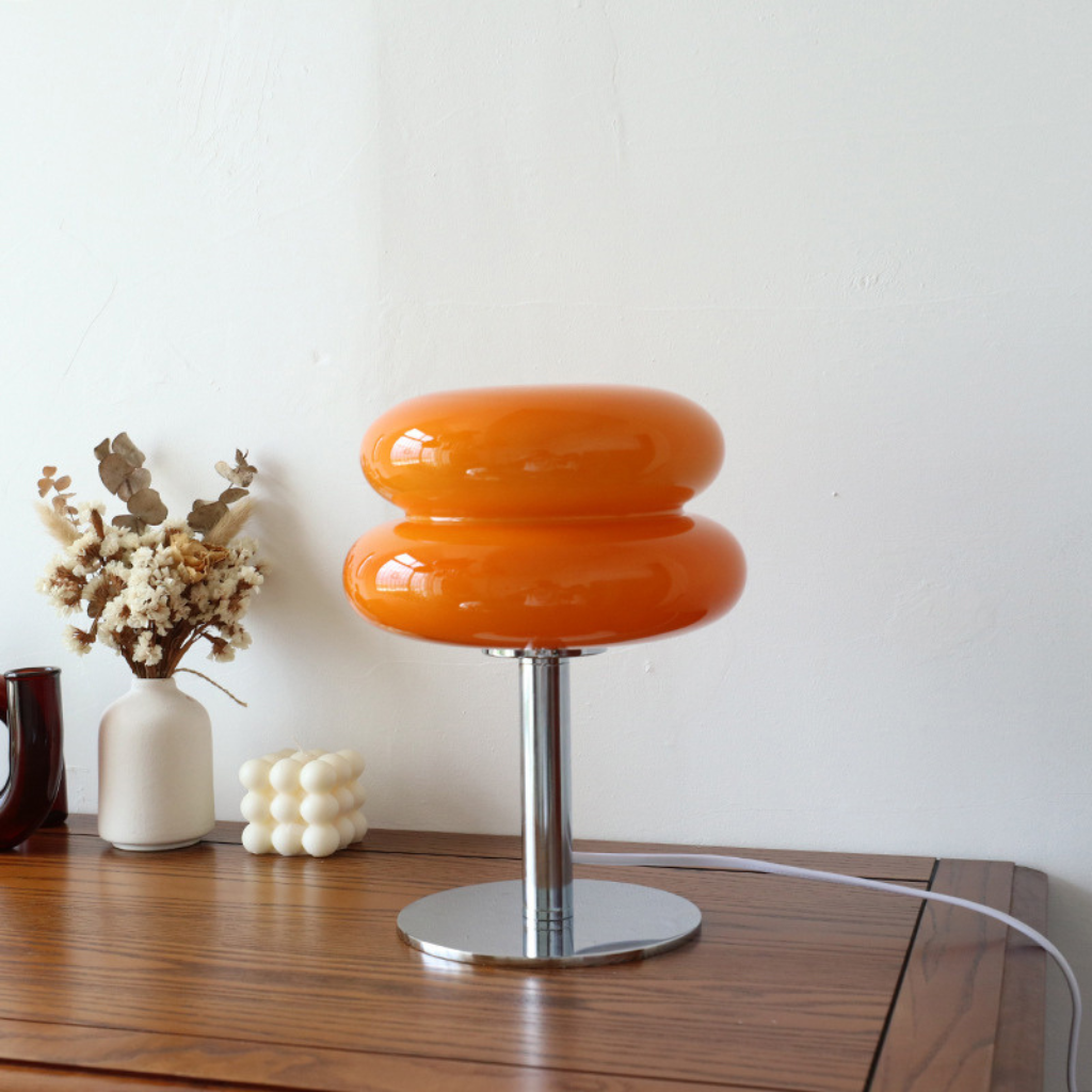 The Macelle Macaron Glass Table Lamp