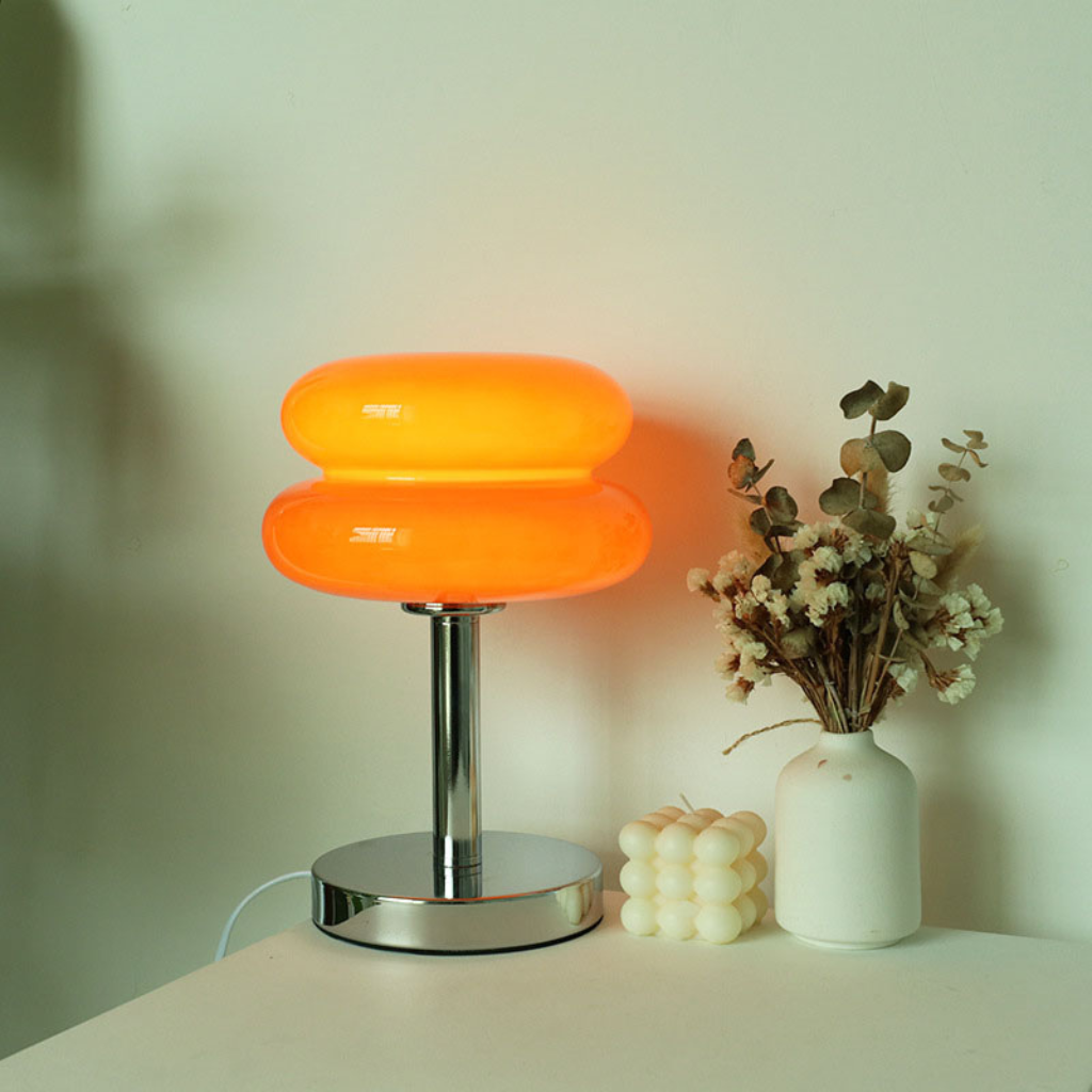 The Macelle Macaron Glass Table Lamp