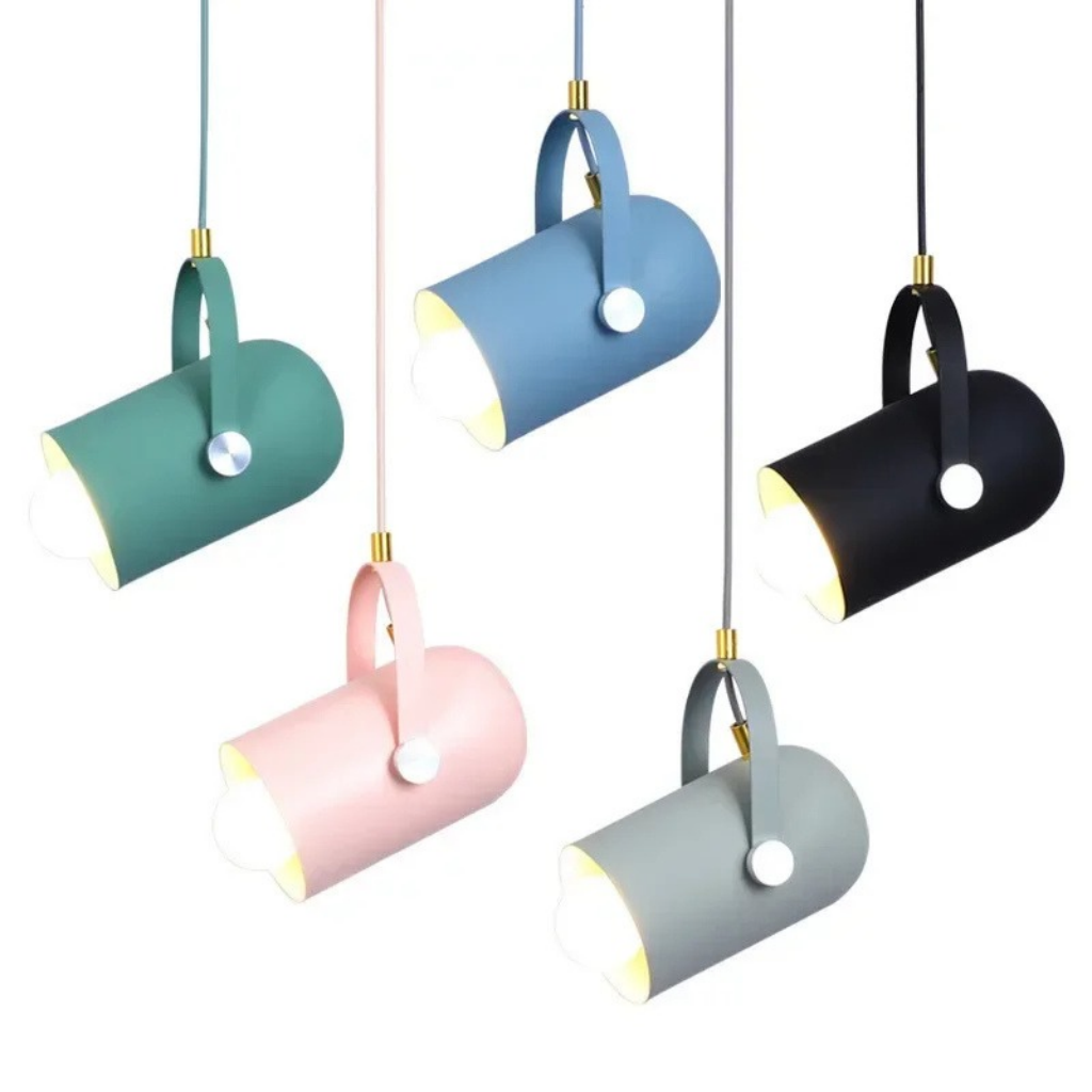 The Macelle Nordic Macaron Rotatable Pendant Light