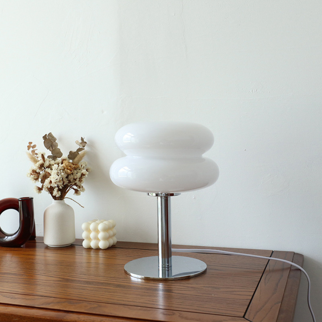 The Macelle Macaron Glass Table Lamp