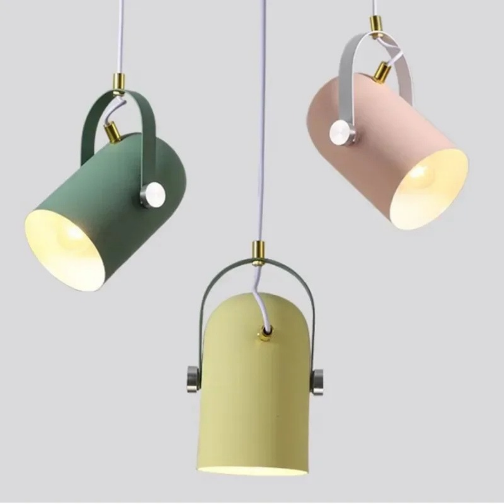 The Macelle Nordic Macaron Rotatable Pendant Light