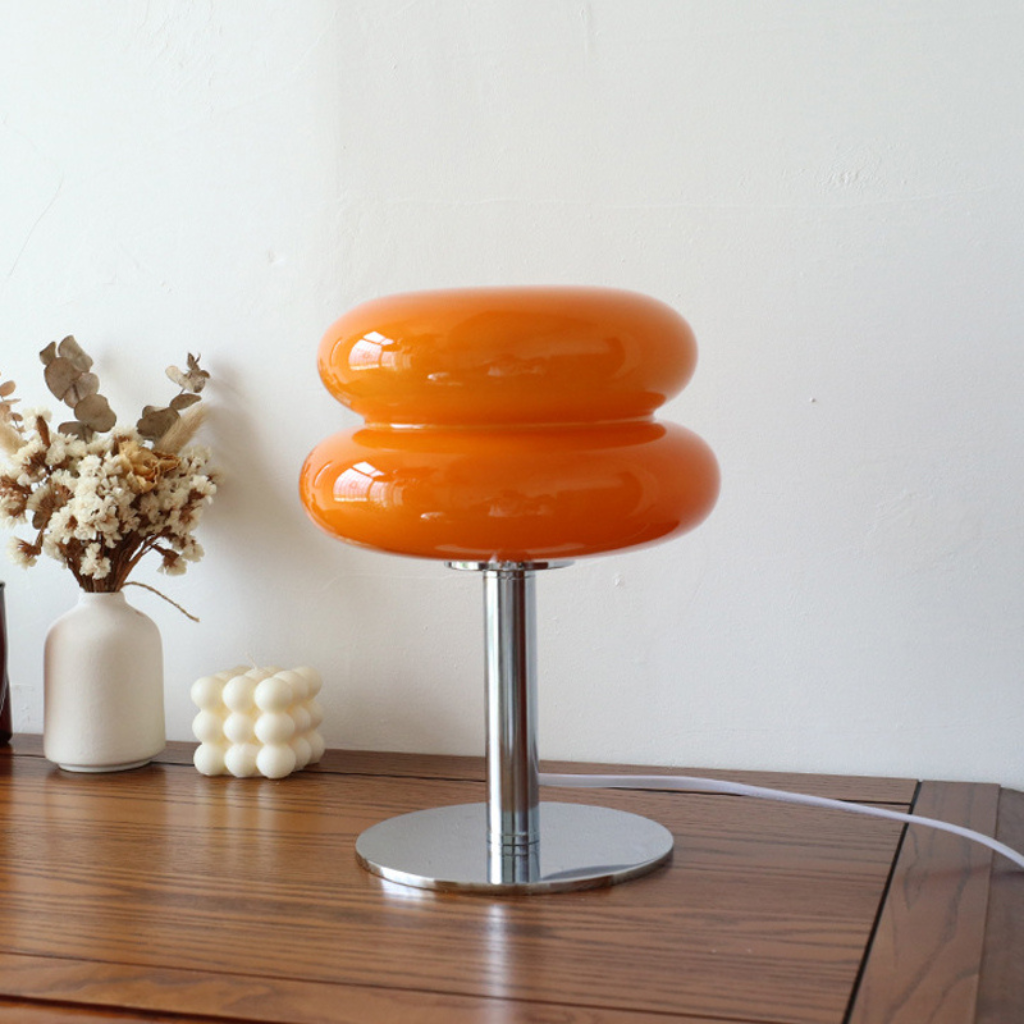 The Macelle Macaron Glass Table Lamp