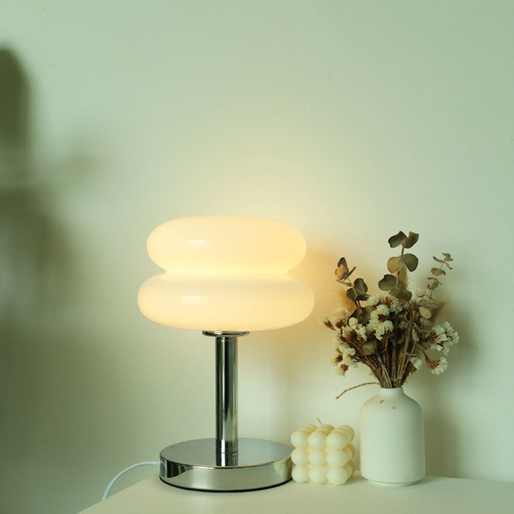 The Macelle Macaron Glass Table Lamp