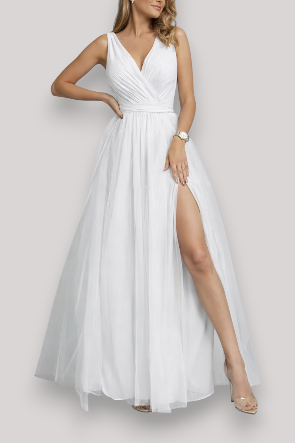 The Madeleine Women's High Waist Evening Dress