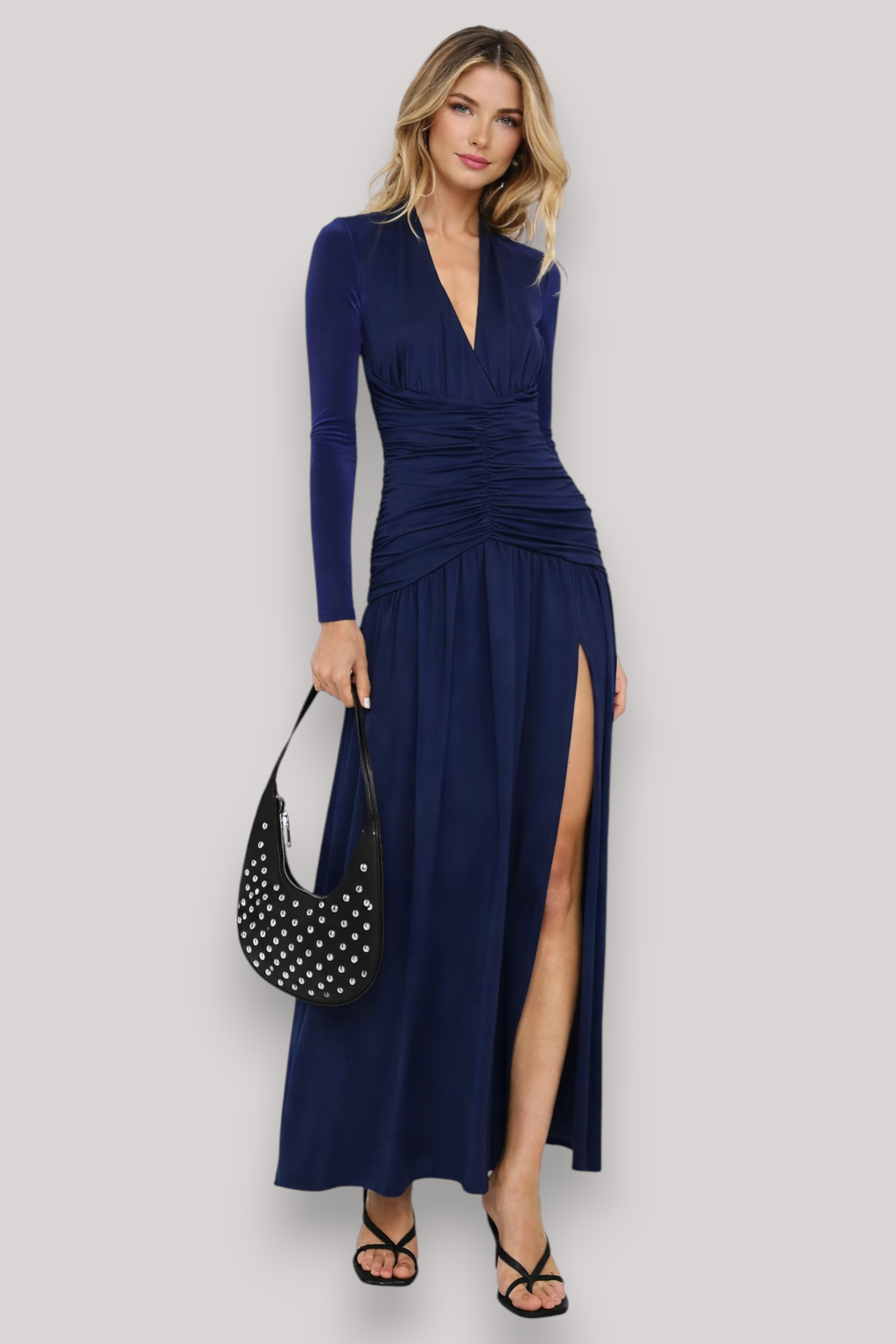 The Madeleine Women's Pleated Evening Dress