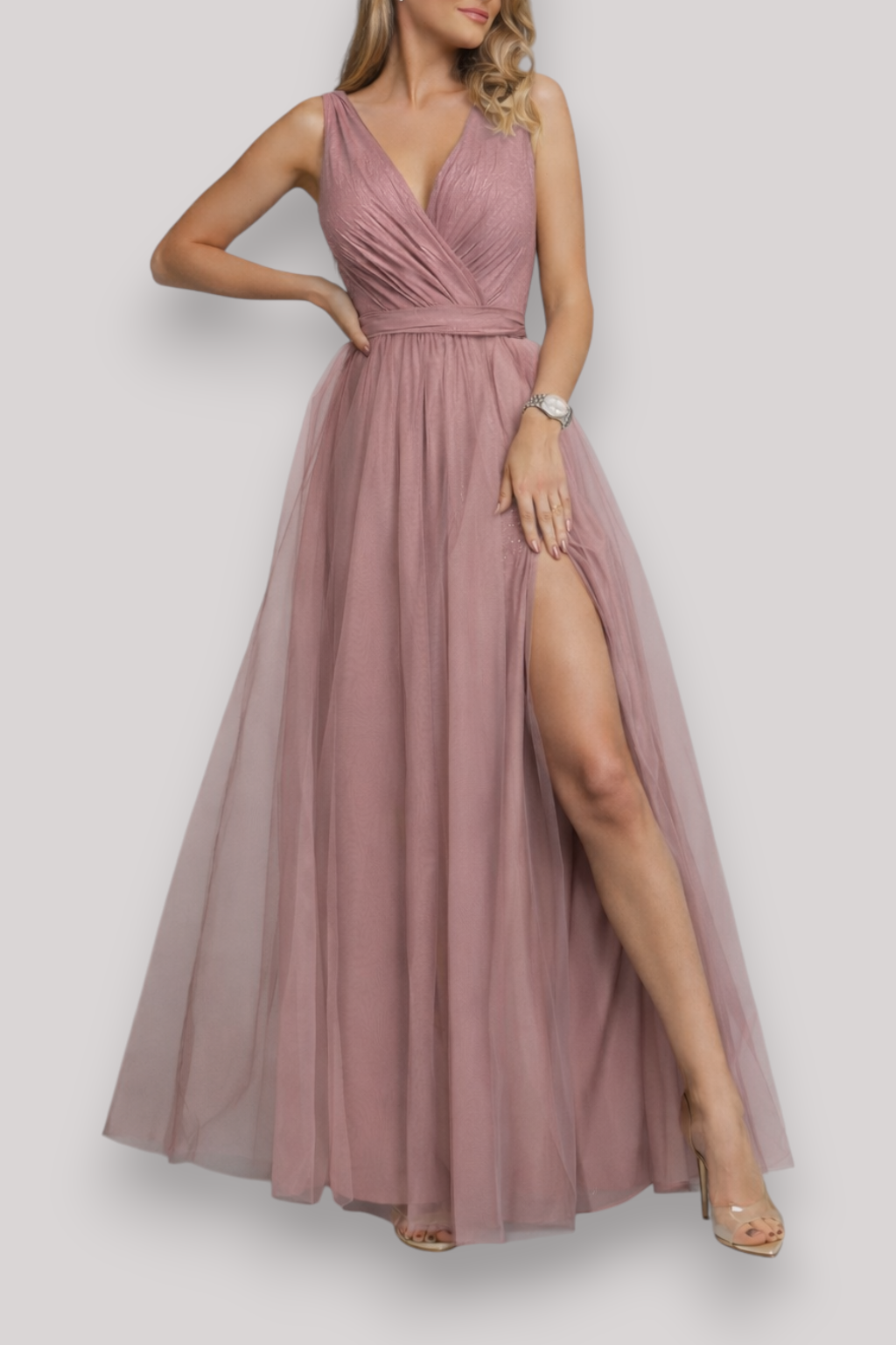 The Madeleine Women's High Waist Evening Dress