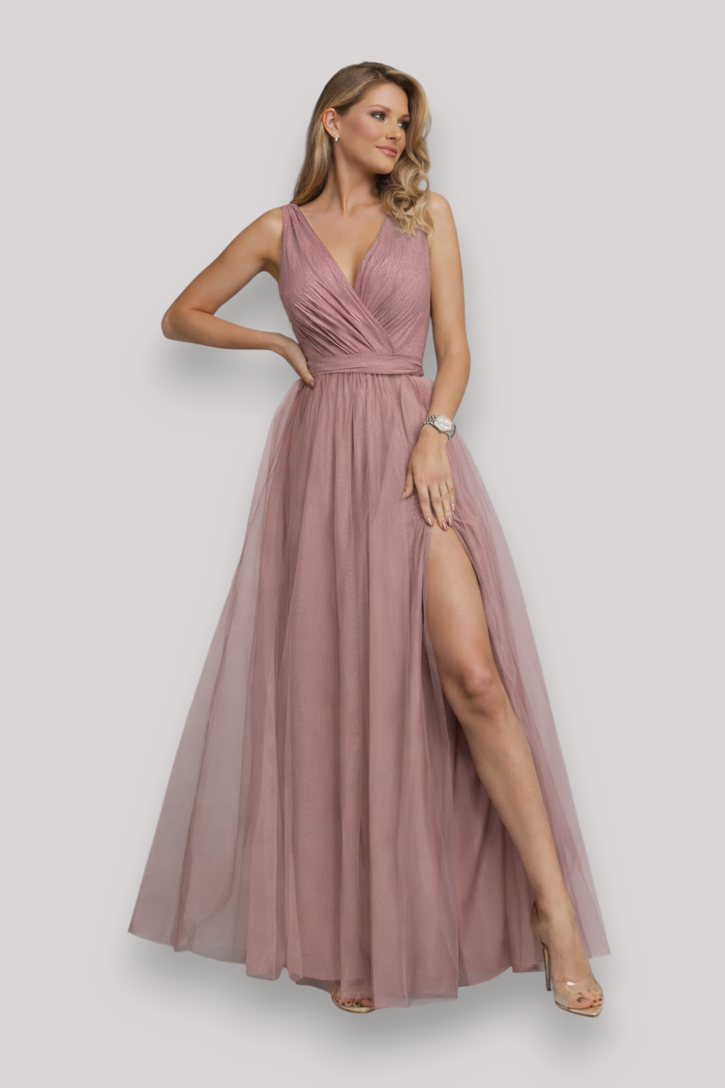 The Madeleine Women's High Waist Evening Dress