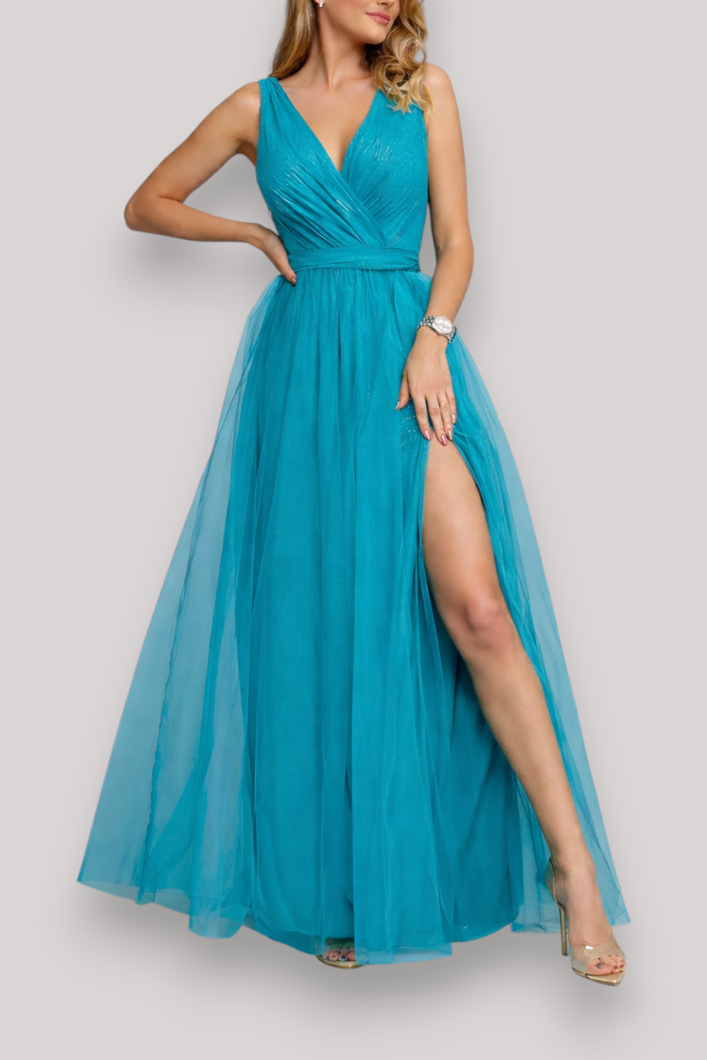 The Madeleine Women's High Waist Evening Dress