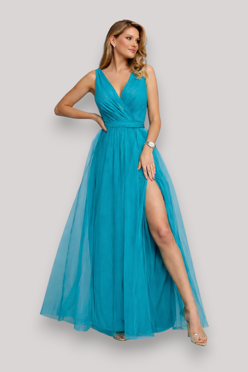 The Madeleine Women's High Waist Evening Dress