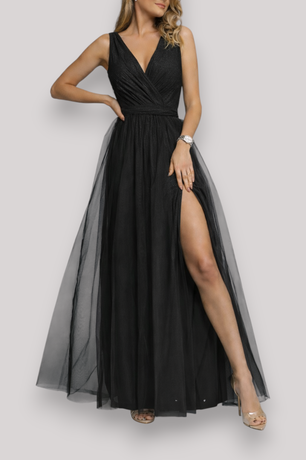 The Madeleine Women's High Waist Evening Dress