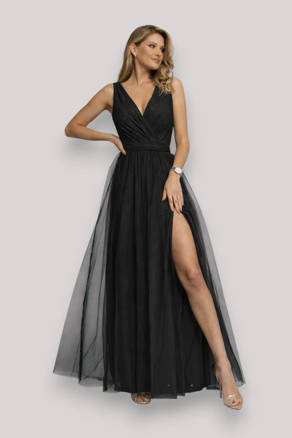 The Madeleine Women's High Waist Evening Dress