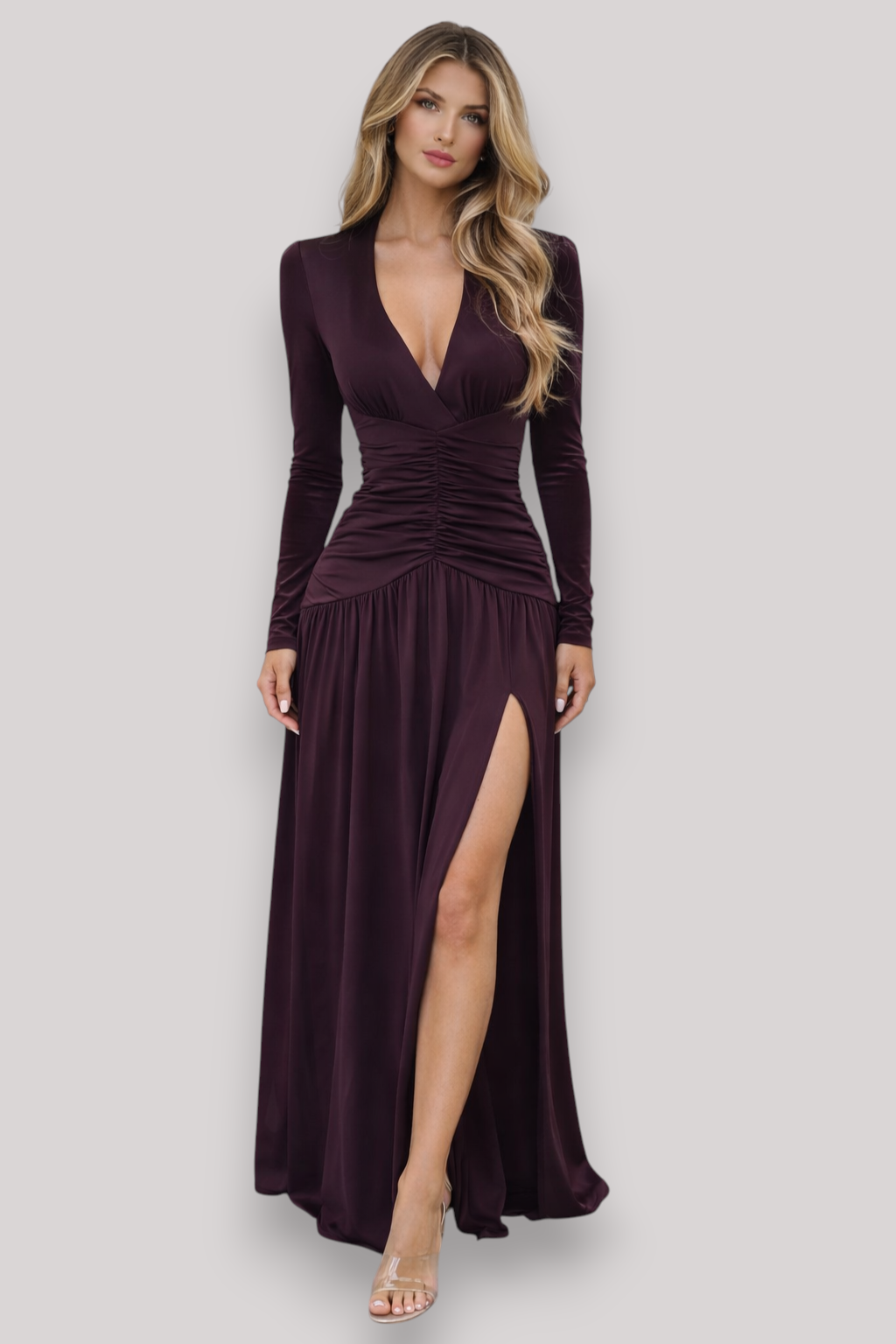 The Madeleine Women's Pleated Evening Dress