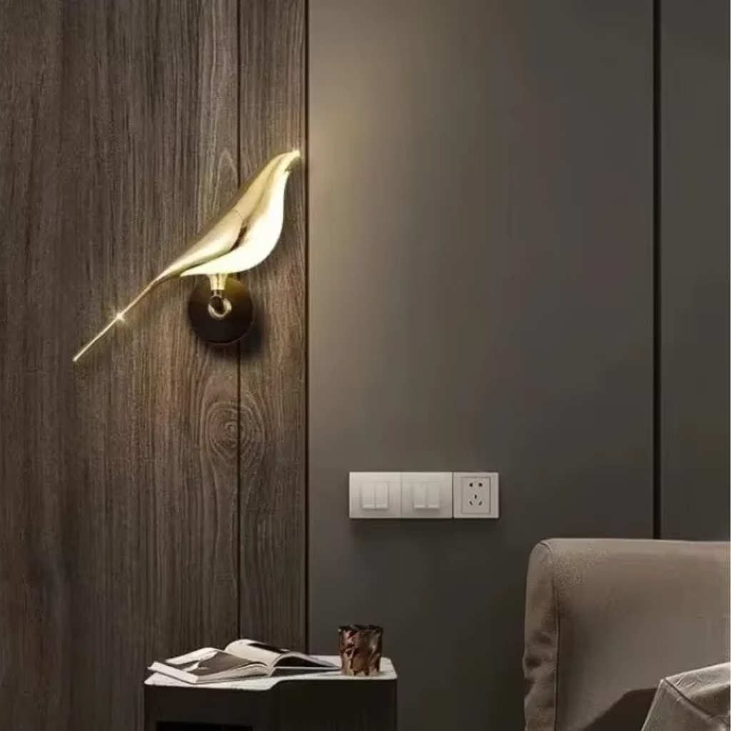 The Maglora Nordic Bird LED Wall Lamp