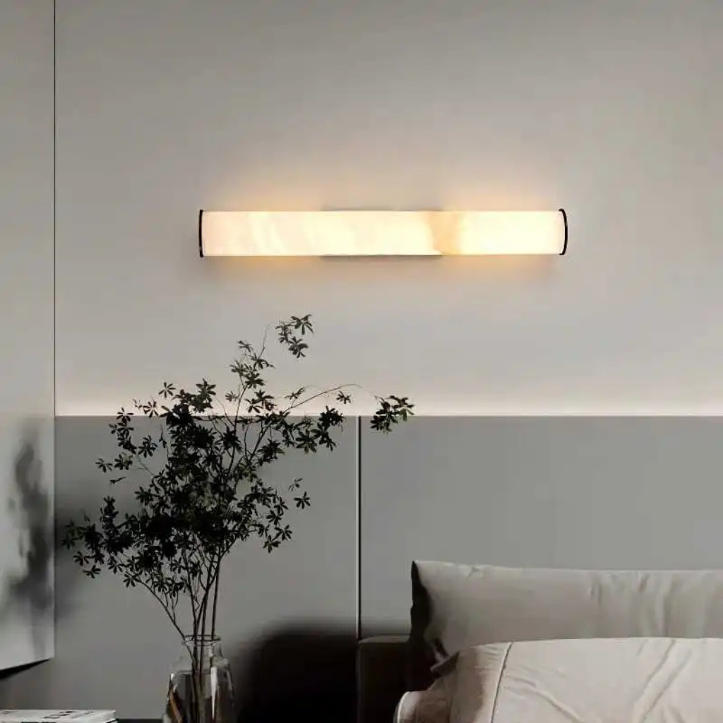 The Marbelle Marble Cylinder Wall Light