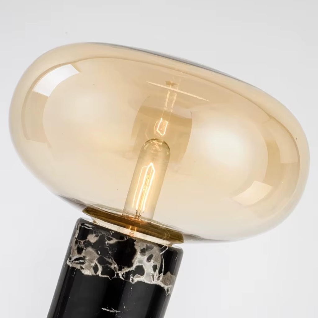 The Marbelle Smoke Marble Table Lamp