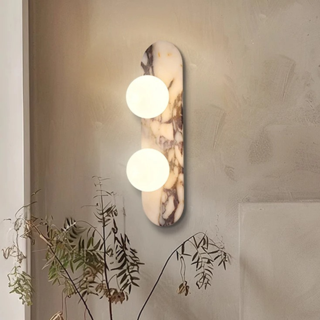 The Marblora Elegant LED Wall Marble Light