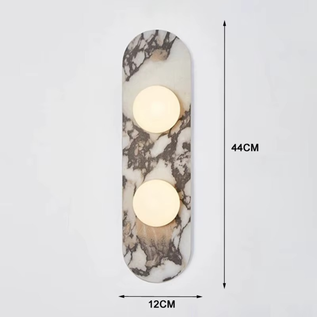 The Marblora Elegant LED Wall Marble Light