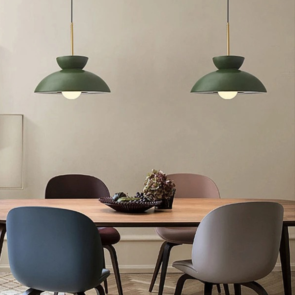 The Marbora Nordic Marble Mushroom Pendant Light