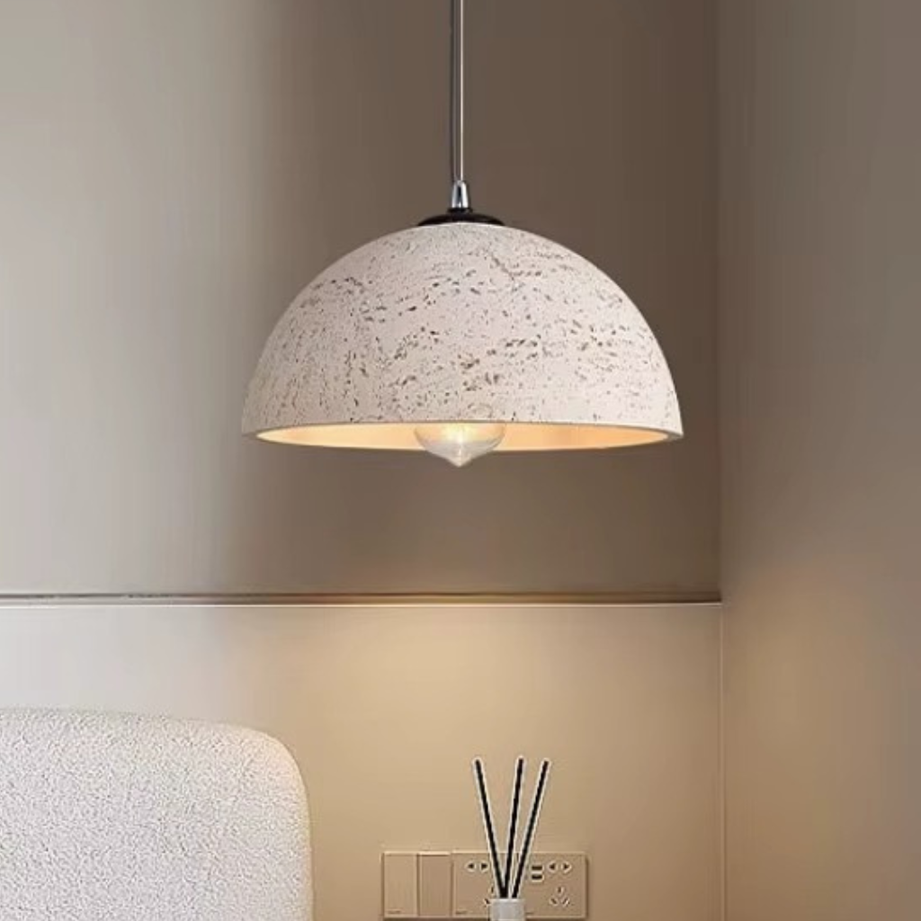 The Marbora Nordic Marble Mushroom Pendant Light