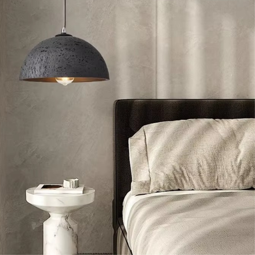 The Marbora Nordic Marble Mushroom Pendant Light