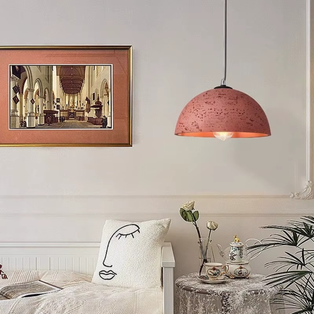 The Marbora Nordic Marble Mushroom Pendant Light