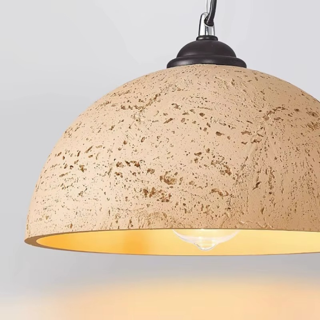 The Marbora Nordic Marble Mushroom Pendant Light
